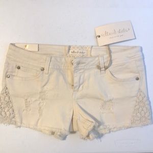 altar’d state NWT ivory shorts